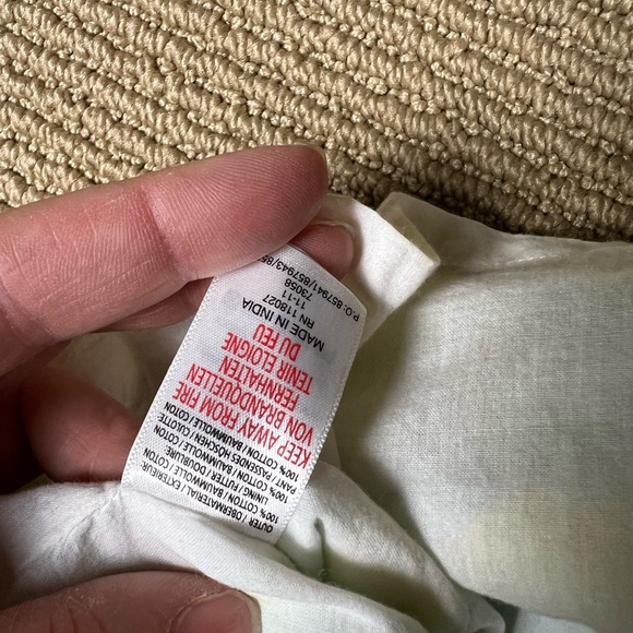 Baby Boden Lemon Print Dress in Blue 100% Cotton - Picture 8 of 8